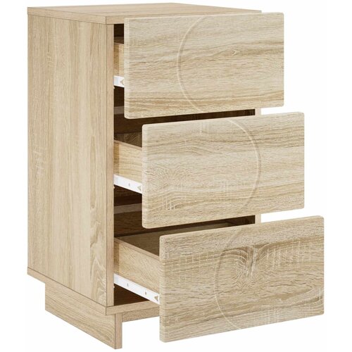  Noćni ormar Hrast sonoma 33,5 x 34,5 x 60 cm Konstruirano drvo Slike