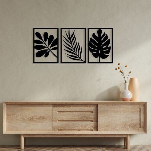 Wallity zidna dekoracija Cincuenta, 104x46cm, Crna Cene