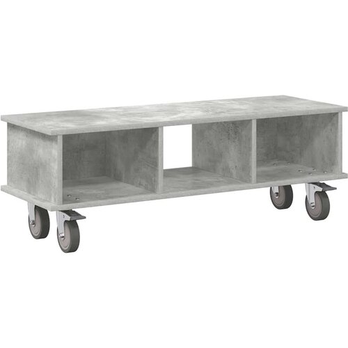  stalak Betonski sivi 100 x 35 x 35 cm Konstruirano drvo Slike