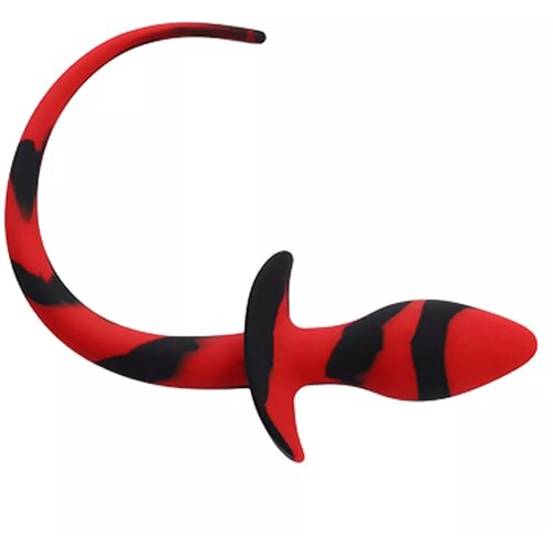 Kiotos Anal Plug Dog Tail Black/Red Cijene