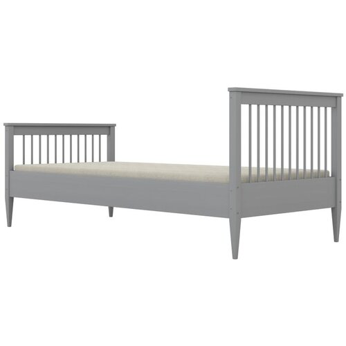  Drveni dječji krevet Emilia - sivi - 200x90 cm Slike