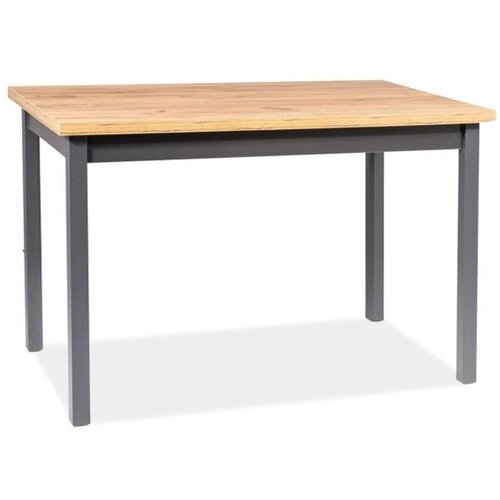  Stol ADAM 120x68 cm - laminirana ploča + MDF - lancelot hrast/crni Cene