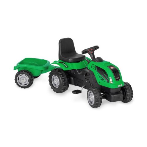 Traktor na pedale zeleni sa prikolicom ( 88/10114 ) Slike