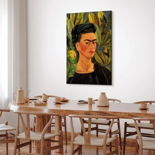  Slika - Frida Kahlo &amp;ndash; Self-Portrait with Bonito 60x90 Premium Print Slike