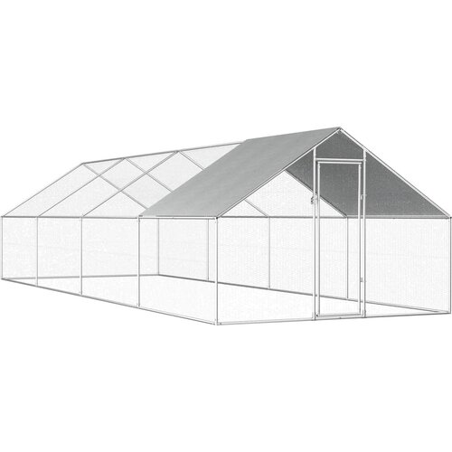 VidaXL Zunanji koko&amp;scaron;njak 2,75x8x1,92 m pocinkano jeklo Slike