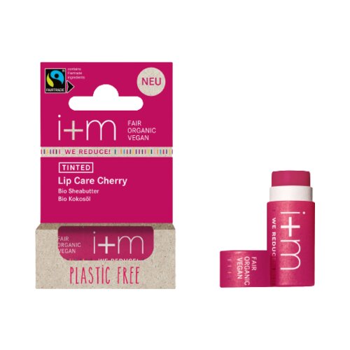 i+m Naturkosmetik WE REDUCE Tinted Lip Care Cherry Cene