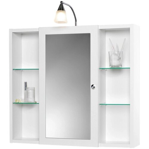 JOKEY Sieper Omarica z ogledalom Latina 72 cm x 78 cm x 17 cm Bela Slike