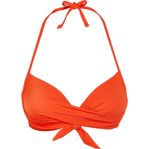 Trendyol Red Balconette Push Up Bikini Top Slike