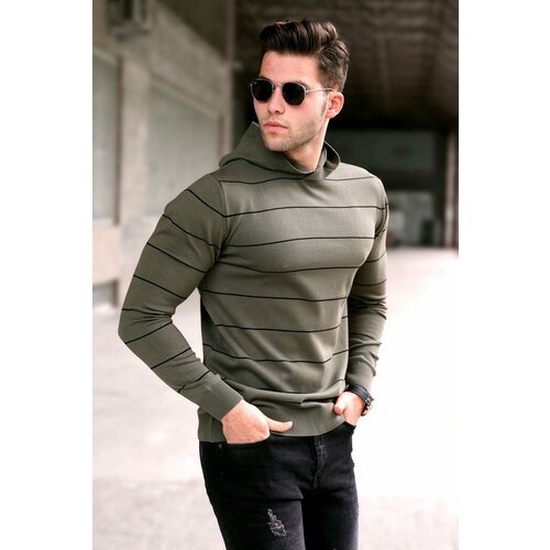Madmext Sweater - Khaki - Regular fit Slike