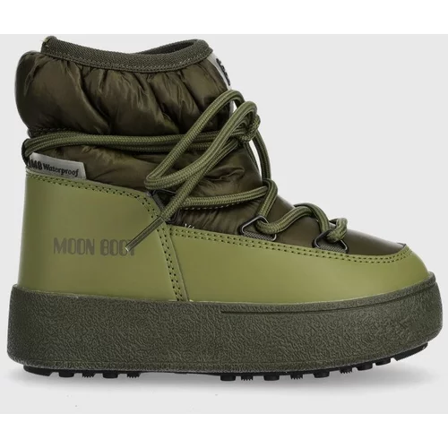 Moon Boot Dječje cipele za snijeg 34300300 MB JTRACK LOW NYLON WP boja: zelena