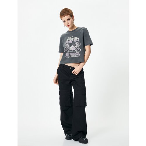 Koton Short Sleeve Printed T-Shirt Crew Neck Cotton Comfort Fit Slike