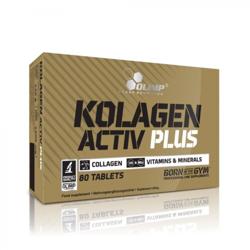 OLIMP Kolagen Activ Plus &amp;ndash; za zglobove, kožu i kosti, 80 tableta Slike
