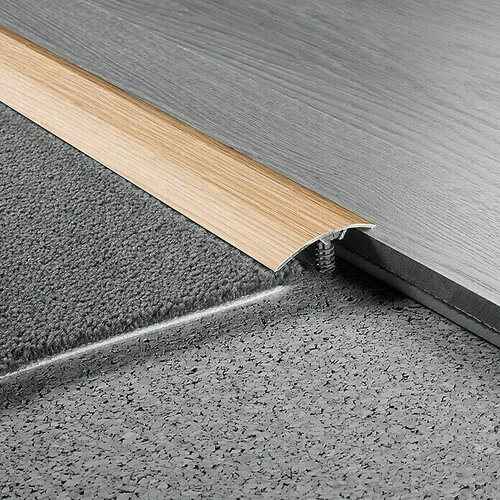 LOGOCLIC Prijelazna ukrasna lajsna (Svijetli hrast, 0,9 m x 37 mm, Vrsta montaže: Vijci) Cijene