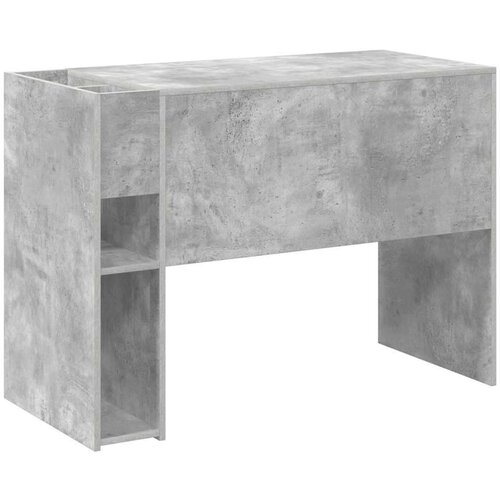  Stol Betonski sivi 109 x 50 x 78 cm Konstruirano drvo Slike