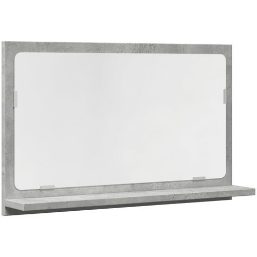 Maison Chic Kopalniška omarica - Kopalniški kabinet z ogledalom betonsko siva 60x11x37 cm les, (21794828) Cene