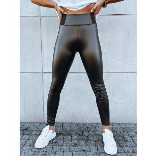DStreet Women's waxed leggings ESTATE black Slike