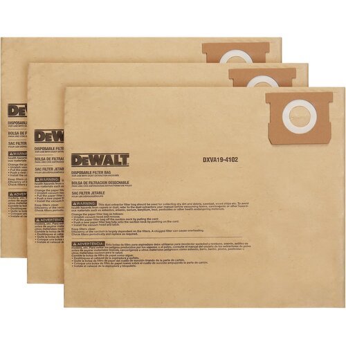 Dewalt VREČKE ZA SESALNIK 3KOM ZA DXV20P/PTA, 23PL, (5000219960) Cene