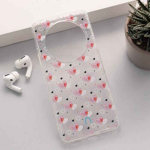 Nanobit Maska za Honor Magic 6 Lite/ X9b 5G Hearts Print Cene