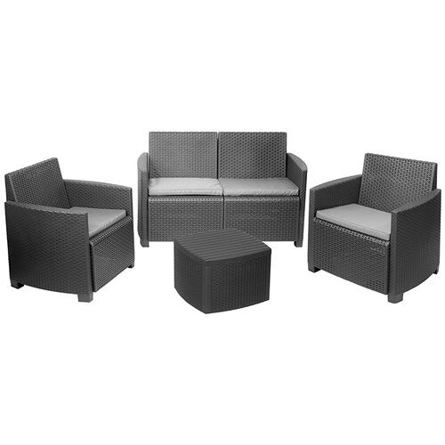  Ba&amp;scaron;tenski set Vesuvio antracit Slike