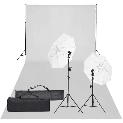  Fotografska oprema sa setom svjetala i pozadinom Slike