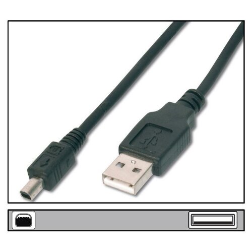 Assmann USB A-B mini 4 kabal Slike