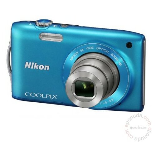 Nikon Coolpix S3300 Blue digitalni fotoaparat Slike