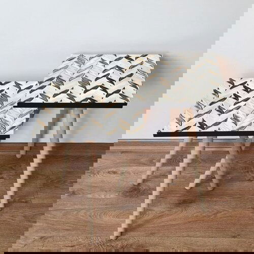 Hanah home 2Shp268 - white whitebronze nesting table (2 pieces) Cene