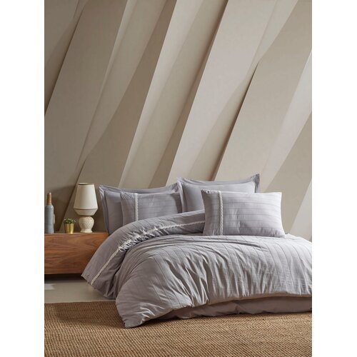 L'essentiel Maison Komplet posteljina Jasmin, 200x220 cm, 240x260 cm, Siva Cene