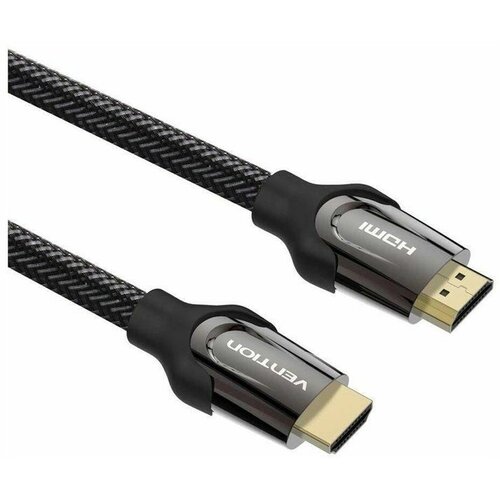 Vention HDMI 2.0 4K kabl 10m metalno kućište, pozlaćen konektor, platnom presvučen kabl crni Cene