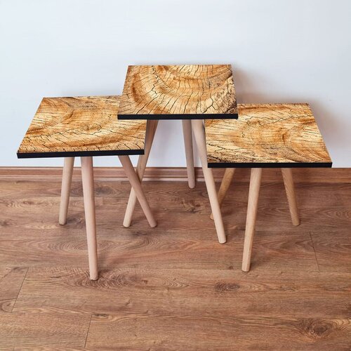 Hanah home set klub stočića 3Shp203, 3 komada, Šarena Cene
