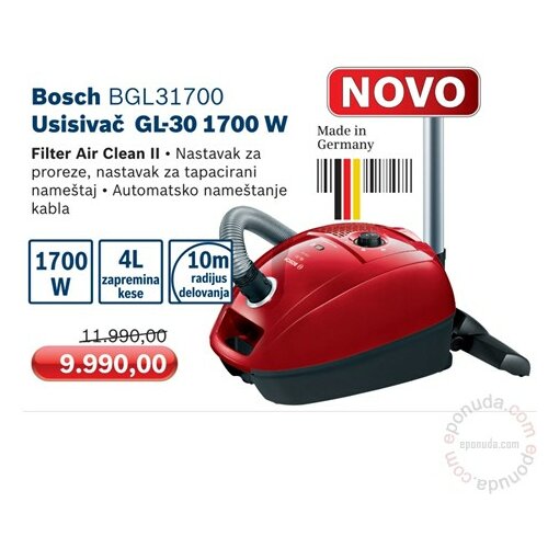 Bosch BGL31700 usisivač Slike