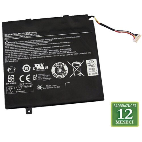  Za laptop acer swift A3-A20 / AP14A8M 3.8V 22Wh / 5910mAh Cene