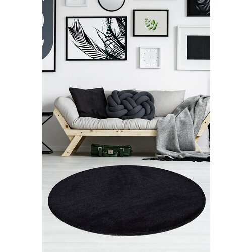 Conceptum Hypnose tepih milano, Ø90cm, crni Cene