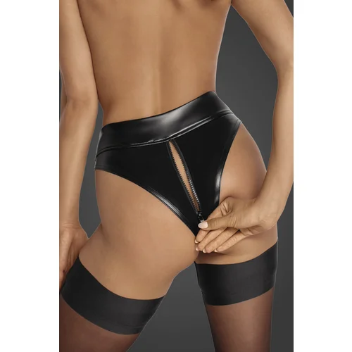 Noir Handmade F260 Powerwetlook Waisted Panties with 2 Way Zipper L