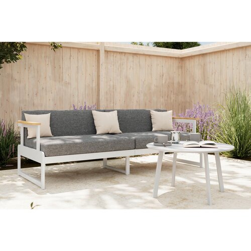 Ambia Garden LOUNGE ZOFA akacija trd les aluminij Slike