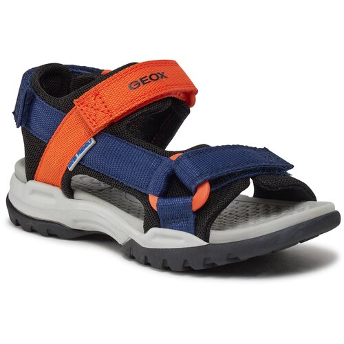 Geox Sandali J Borealis Boy J450RE 01411 C0659 S Navy/Orange Cene