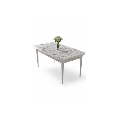 Hanah home Trpezarijski sto Nil, 110x76x71 cm, Bijeli Cene