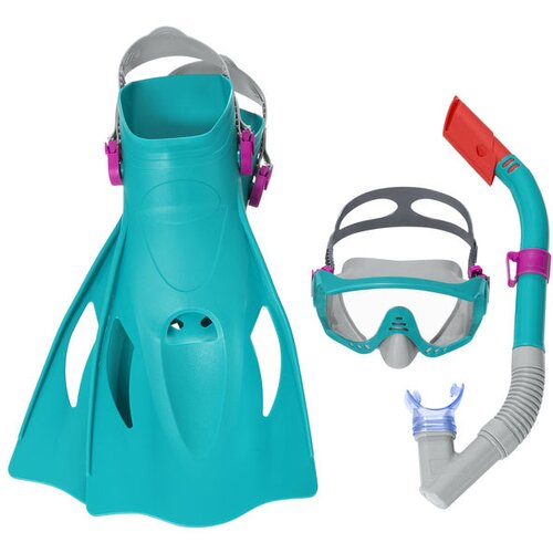  Ronilni set maska, dihalka, plavuti Bestway 25020 - modra Cene