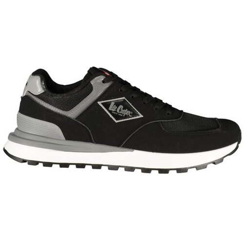 Lee Cooper mu&amp;scaron;ke tenisice LCM628405 sa sivim detaljima crne Slike