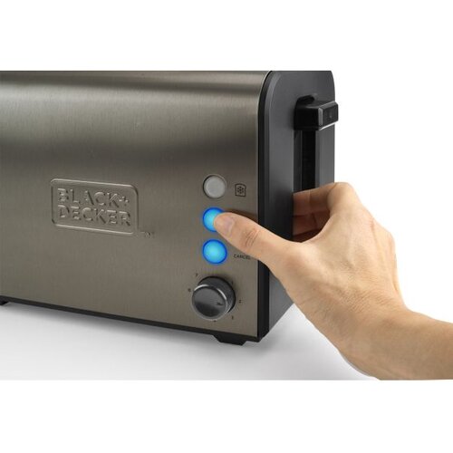BLACK & DECKER Toster BXTO900E, 900W, Crno-smeđe Slike