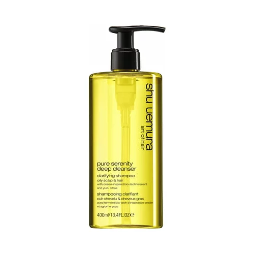 Shu Uemura Deep Cleanser Pure Serenity šampon za dubinsko čišćenje za masnu kožu i vlasište 400 ml