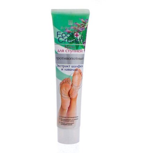 Belle Jardin FOOT CREAM - Krema protiv znojenja nogu sa ekstraktom žalfije i lavande 125ml Cijene