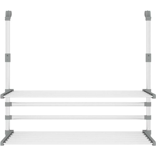  Za su&amp;scaron;enje za balkon 89 x 25 x (60 - 95) cm aluminijski Slike