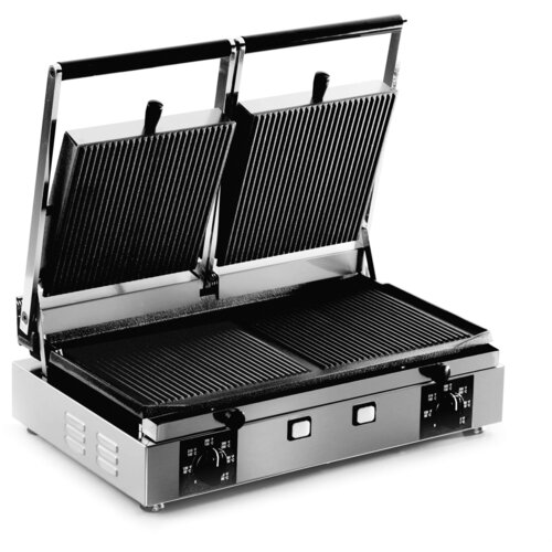  Dvojni Kontaktni Žar, 230V/3000W, 515x435x500mm Cene