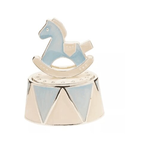 Widdop &amp;amp; Co. Hello Baby - Muzička kutija - Hello Baby, Rocking Horse, Blue Slike