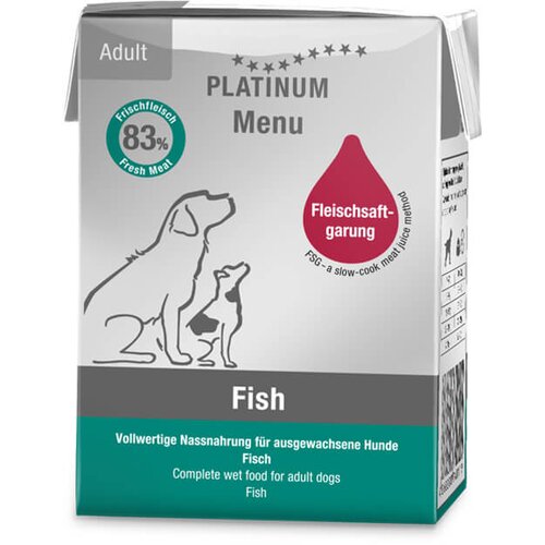Platinum menu adult fish - vlažna hrana za pse sa ribom (90g, 185g, 375g) 185g Cene