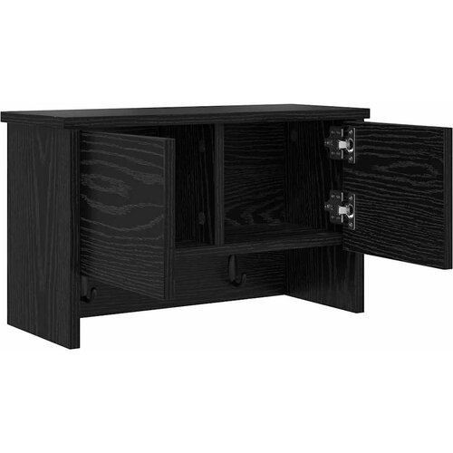  Vje&amp;scaron;alica za kapute na zidu Zidne Crni hrast 50 x 20 x 30 cm Slike