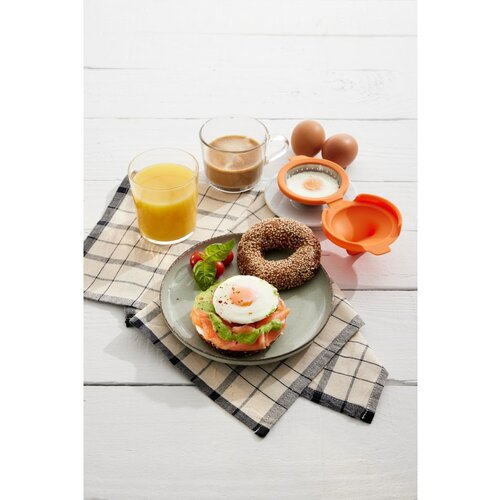 L&amp;eacute;ku&amp;eacute; Silikonski modeli za po&amp;scaron;irana jajca v kompletu 2 ks Pouched egg cooker &amp;ndash; Slike
