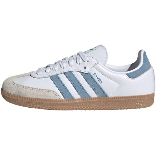 Adidas Nizke superge &amp;#039;Samba&amp;#039; moder denim / bela / off-bela Slike