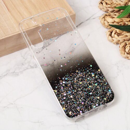  Torbica Silikonska Glitter za za Samsung A145R/A146B Galaxy A14 4G/5G crna Cene